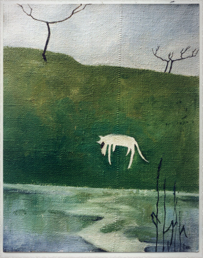 1993 собака Белая